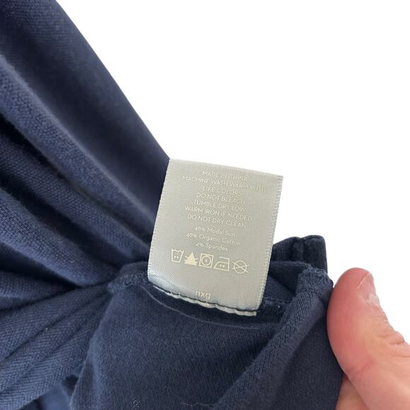 Myles Make Moves Blue Long Sleeve Polo Shirt Sz L - Picture 5 of 6